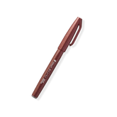 Pentel Fude Touch Brush Sign Pen - Series 1 (18 colors) - Brown by Techo Treats Stationery