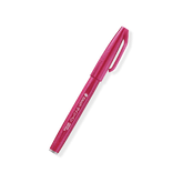 Pentel Fude Touch Brush Sign Pen - Series 1 (18 colors) - Burgundy by Techo Treats Stationery