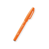Pentel Fude Touch Brush Sign Pen - Series 1 (18 colors) - Orange by Techo Treats Stationery