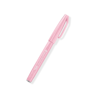 Pentel Fude Touch Brush Sign Pen - Series 1 (18 colors) - Pale Pink by Techo Treats Stationery