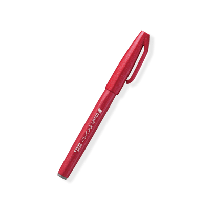 Pentel Fude Touch Brush Sign Pen - Series 1 (18 colors) - Red by Techo Treats Stationery