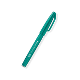 Pentel Fude Touch Brush Sign Pen - Series 1 (18 colors) - Turquoise Green by Techo Treats Stationery