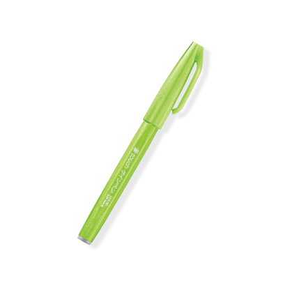 Pentel Fude Touch Brush Sign Pen - Series 2 (6 colors) - Light Green by Techo Treats Stationery