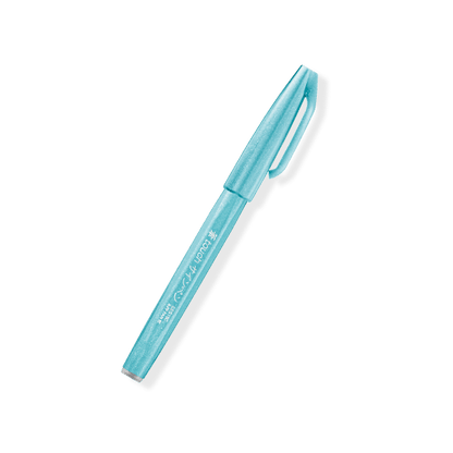 Pentel Fude Touch Brush Sign Pen - Series 2 (6 colors) - Pale Blue by Techo Treats Stationery