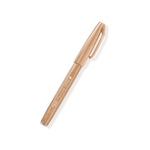 Pentel Fude Touch Brush Sign Pen - Series 2 (6 colors) - Pale Brown by Techo Treats Stationery