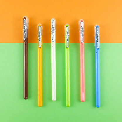Pentel MATTEHOP 1.0mm Gel Roller Pen (14 colors) - Red by Techo Treats Stationery