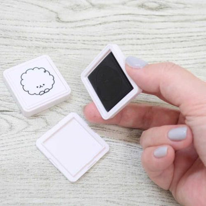 PiTAOSHI Button Type Penetrating Stamp - Medjed - KAMIO JAPAN - Default Title by Techo Treats Stationery