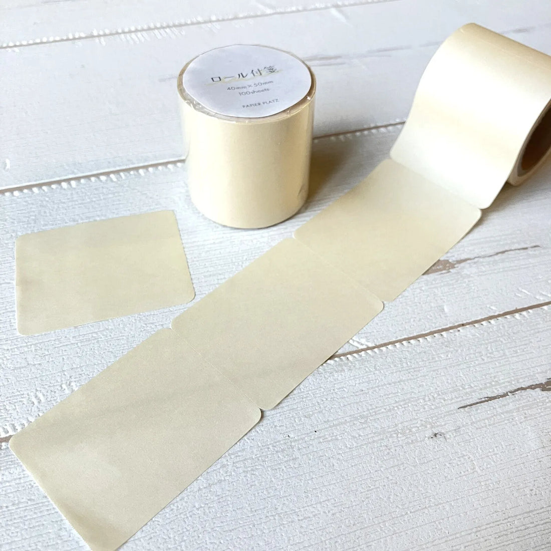 Plain Roll Sticky Notes (6 colors) (Gift) - Papier Platz - Beige by Techo Treats Stationery
