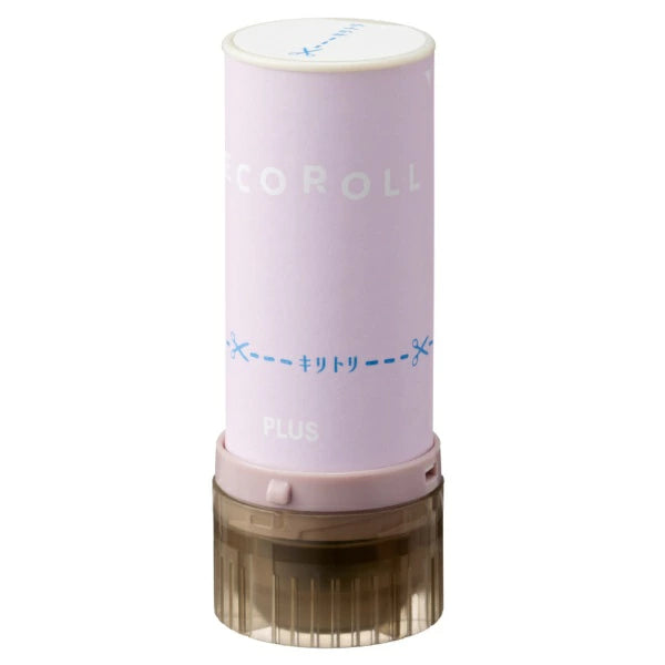 PLUS DECO ROLL Rolling Stamp - Cut Here (Pale Blue) - Default Title by Techo Treats Stationery