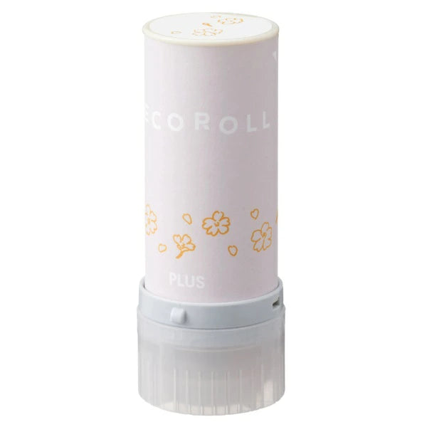 PLUS DECO ROLL Rolling Stamp - Flowers (Pale Orange) - Default Title by Techo Treats Stationery
