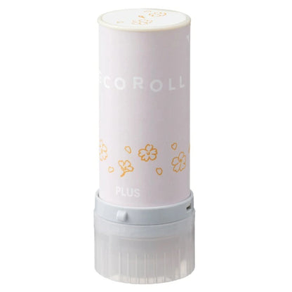 PLUS DECO ROLL Rolling Stamp - Flowers (Pale Orange) - Default Title by Techo Treats Stationery
