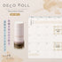 PLUS DECO ROLL Rolling Stamp - Striped (Beige) - Default Title by Techo Treats Stationery