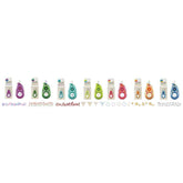 PLUS Deco Rush 10mm Decoration Tape - 2023 Series (7 designs) - Fluffy Flower by Techo Treats Stationery
