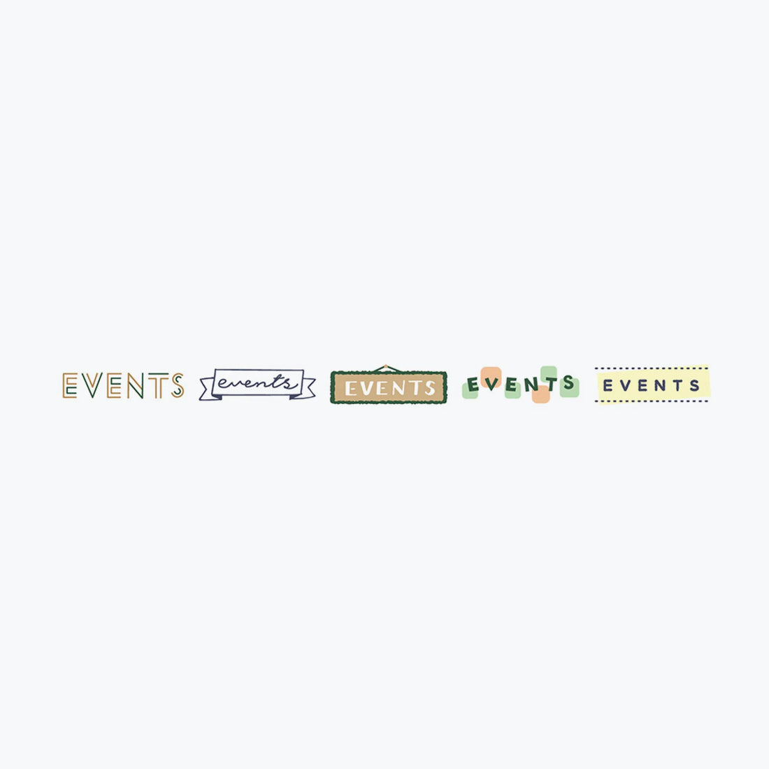 PLUS Deco Rush 10mm Limited Topic Series - Events - Default Title by Techo Treats Stationery