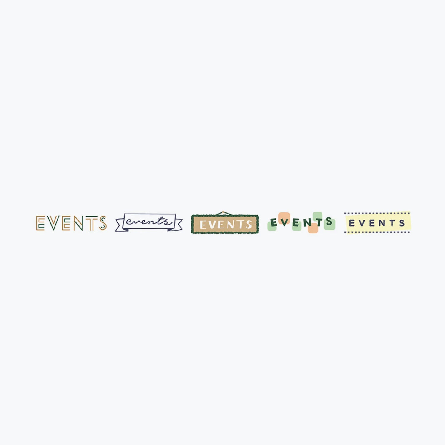 PLUS Deco Rush 10mm Limited Topic Series - Events - Default Title by Techo Treats Stationery