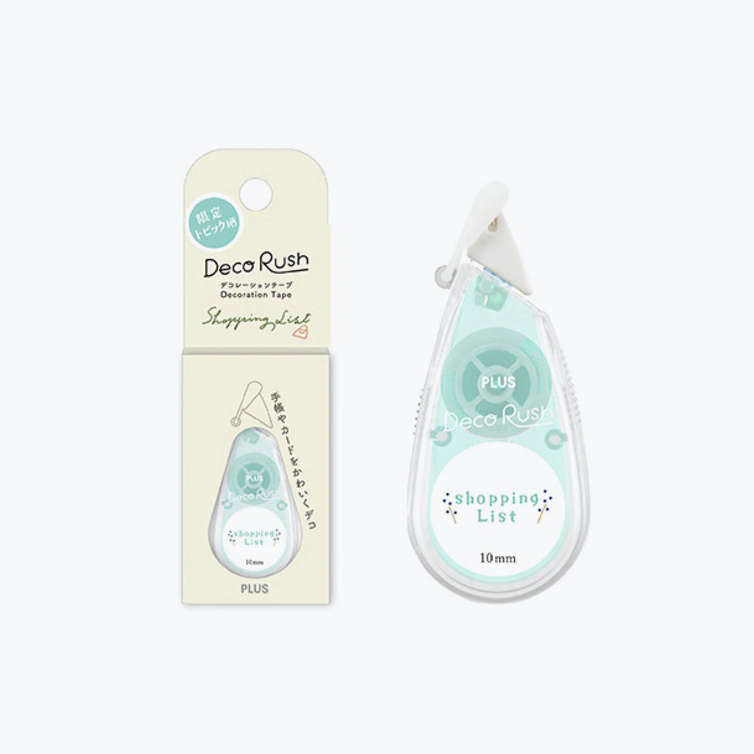 PLUS Deco Rush 10mm Limited Topic Series - Shopping List - Default Title by Techo Treats Stationery