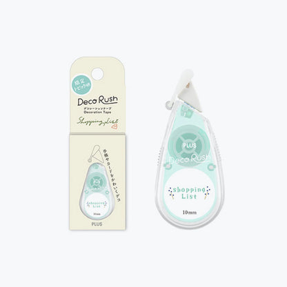 PLUS Deco Rush 10mm Limited Topic Series - Shopping List - Default Title by Techo Treats Stationery