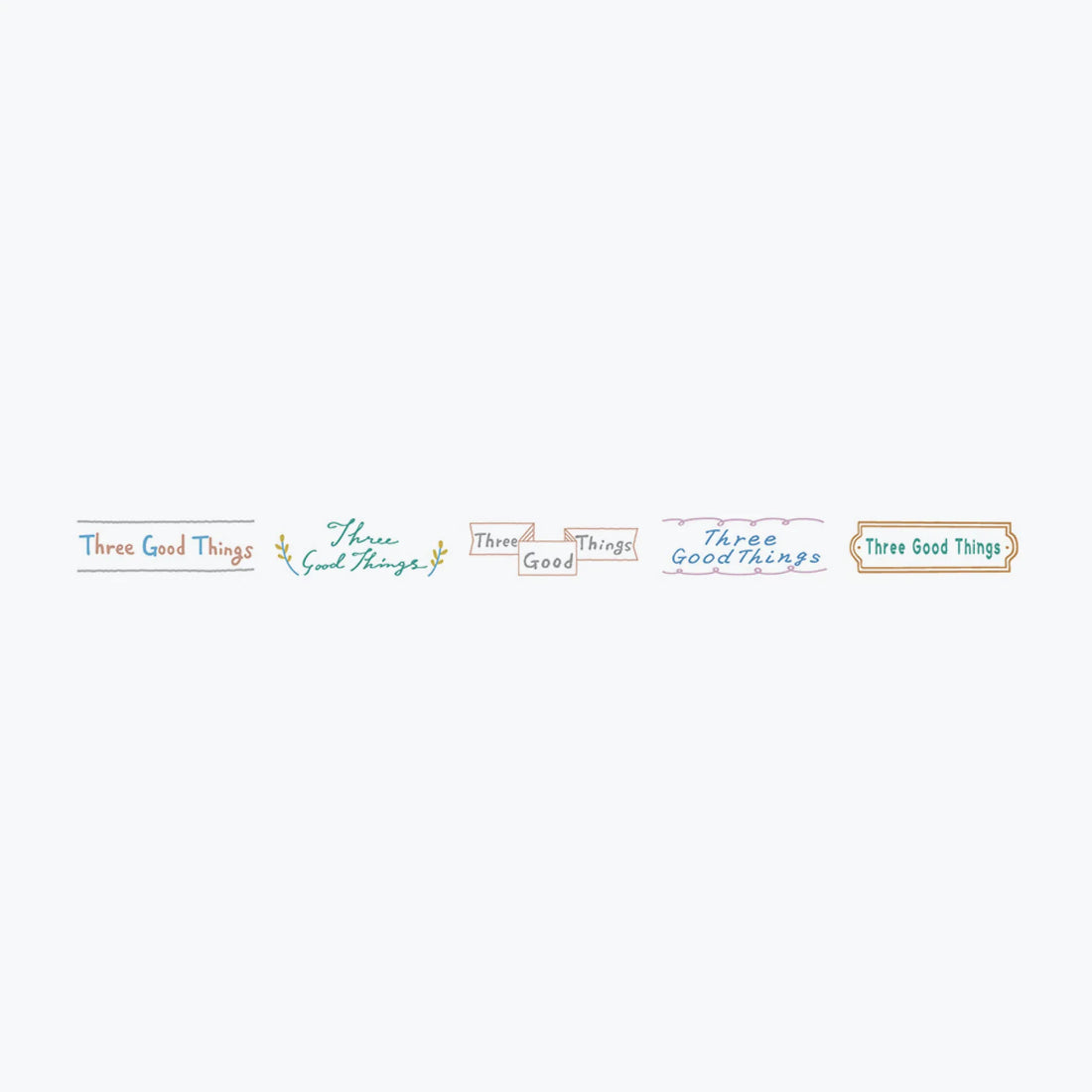 PLUS Deco Rush 10mm Limited Topic Series - Three Good Things - Default Title by Techo Treats Stationery