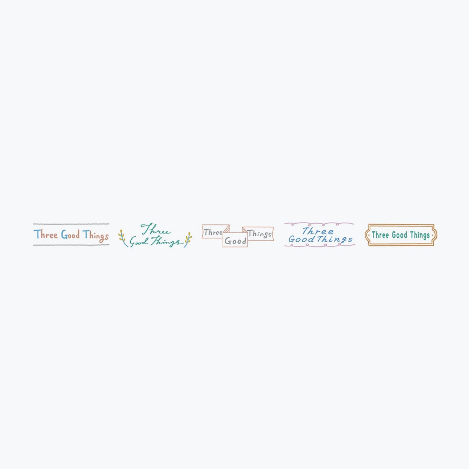 PLUS Deco Rush 10mm Limited Topic Series - Three Good Things - Default Title by Techo Treats Stationery