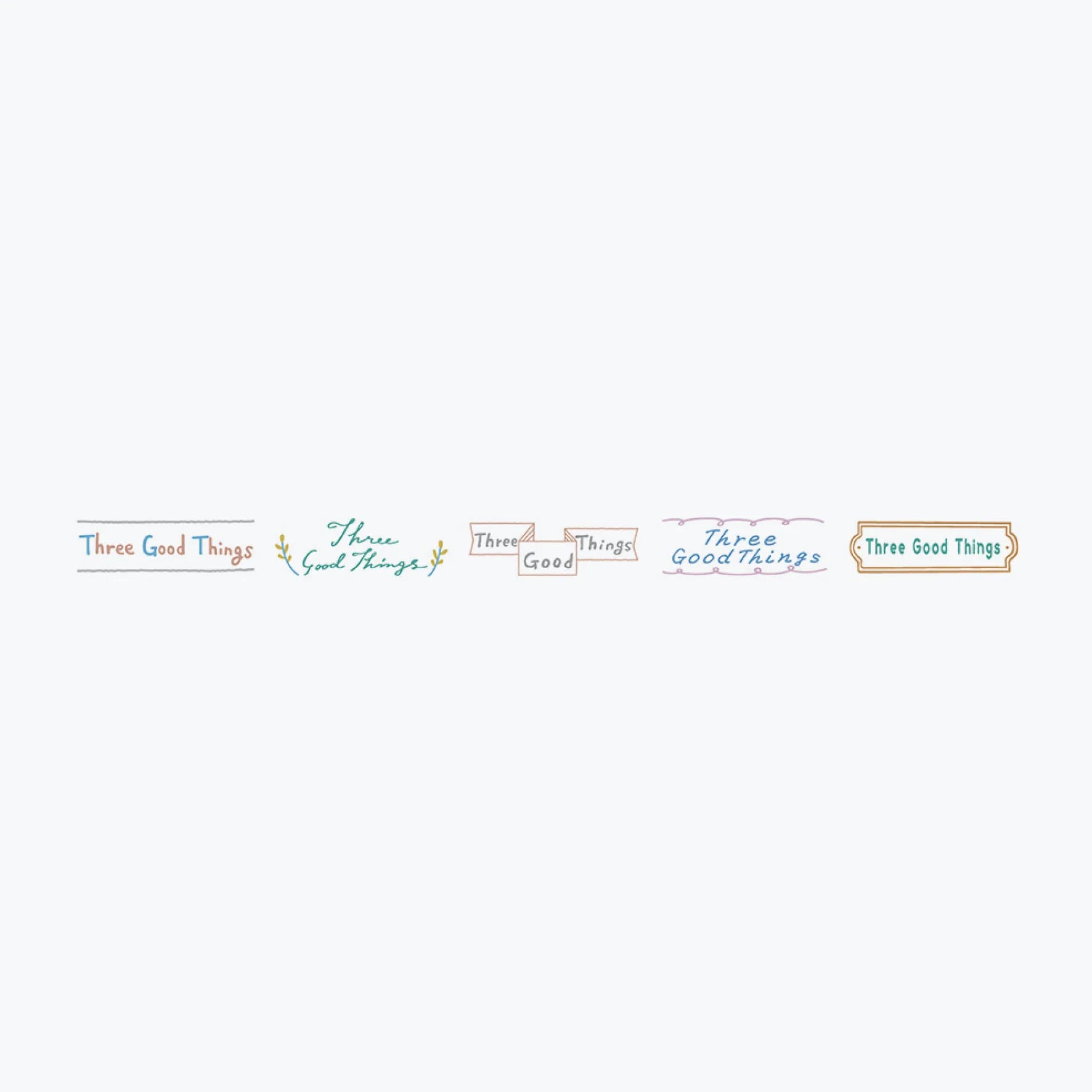 PLUS Deco Rush 10mm Limited Topic Series - Three Good Things - Default Title by Techo Treats Stationery