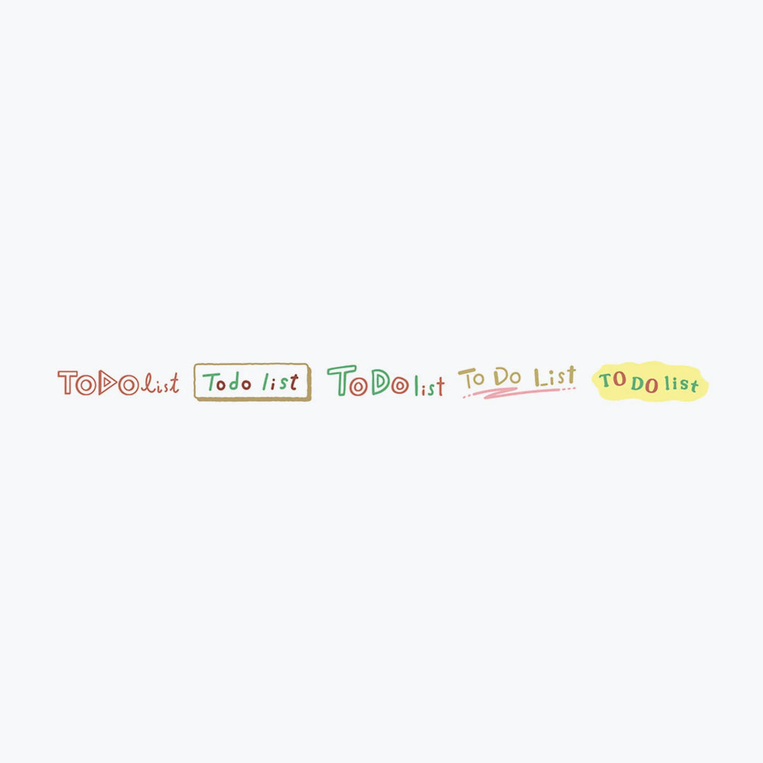PLUS Deco Rush 10mm Limited Topic Series - Todo List - Default Title by Techo Treats Stationery