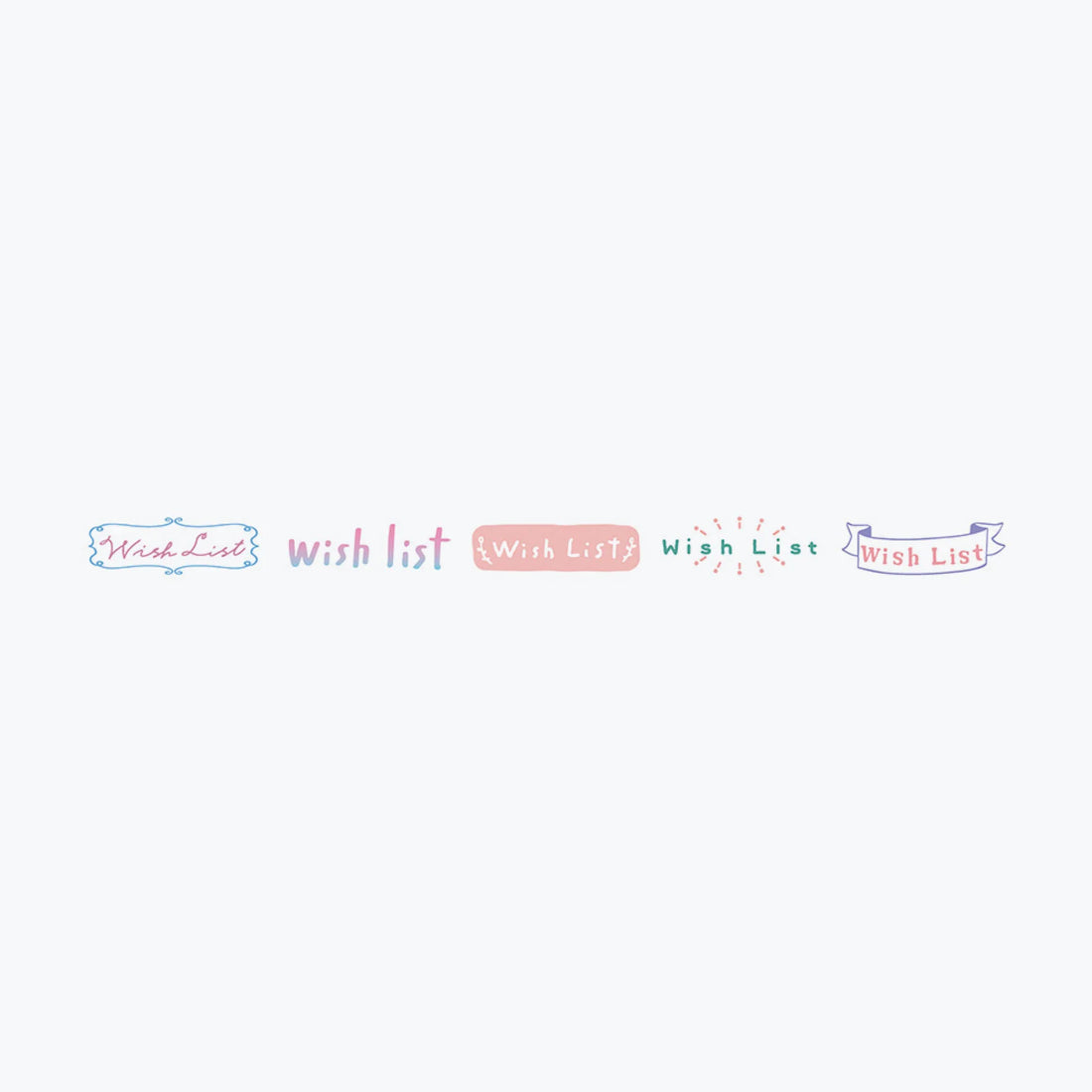 PLUS Deco Rush 10mm Limited Topic Series - Wish List - Default Title by Techo Treats Stationery