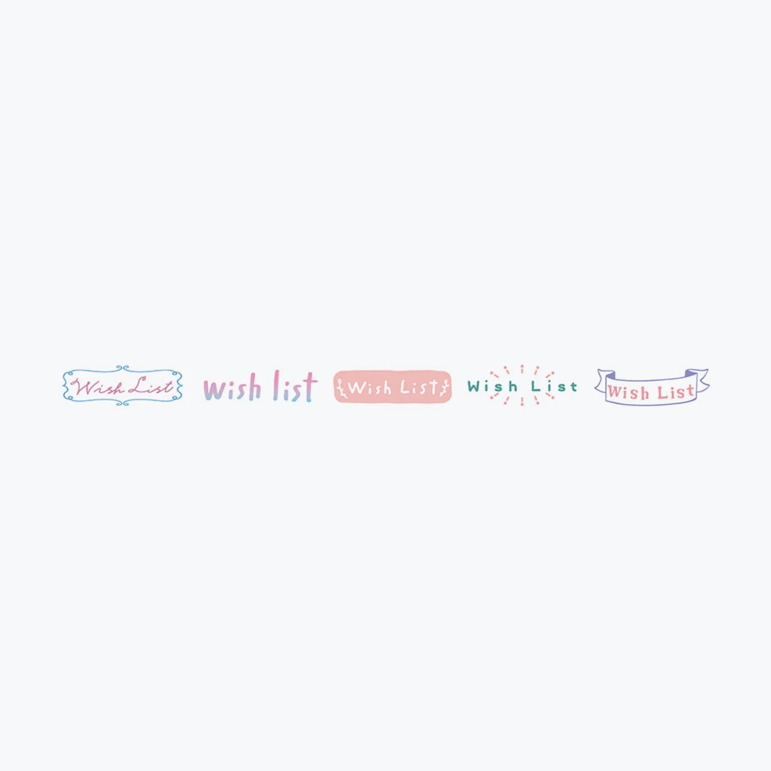 PLUS Deco Rush 10mm Limited Topic Series - Wish List - Default Title by Techo Treats Stationery