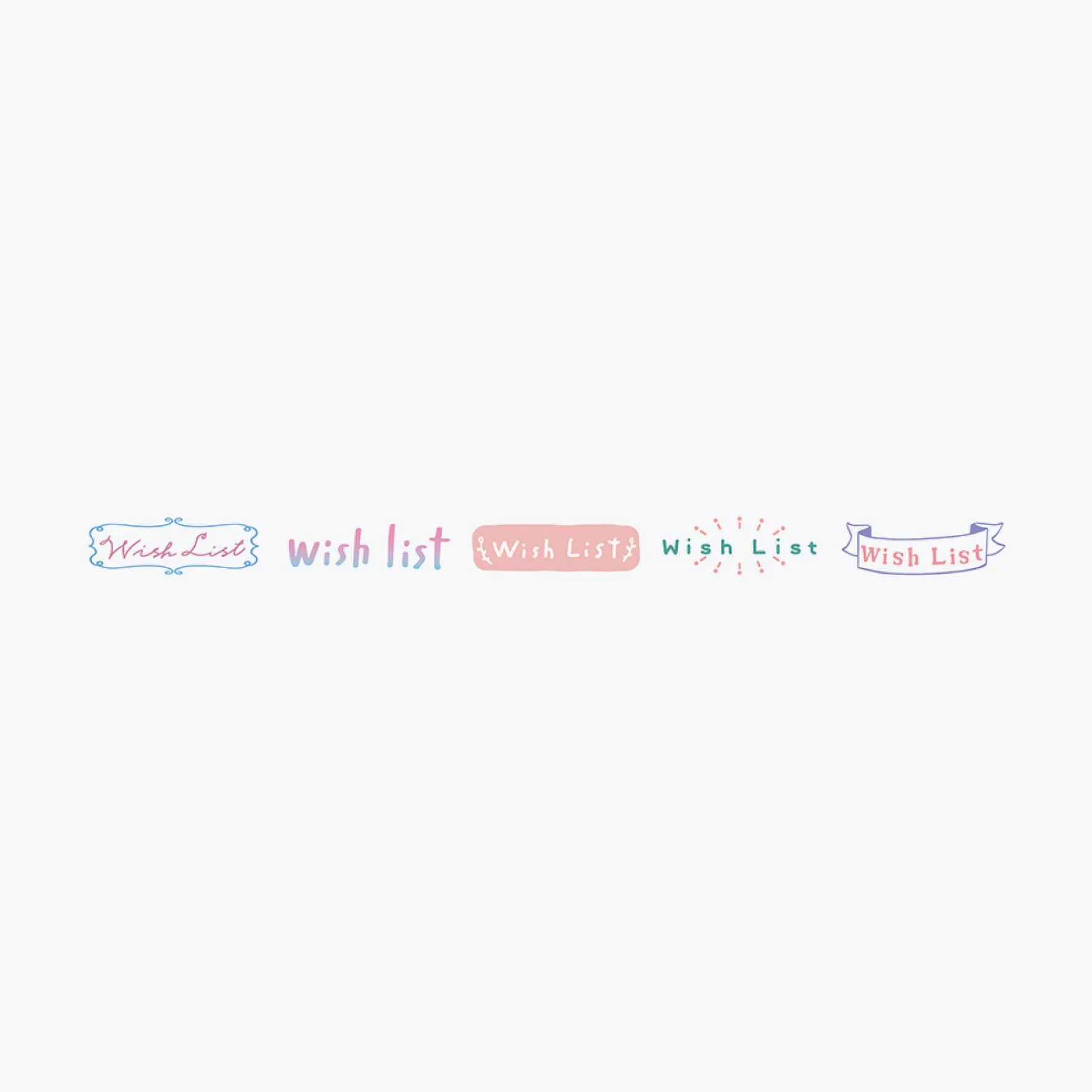 PLUS Deco Rush 10mm Limited Topic Series - Wish List - Default Title by Techo Treats Stationery