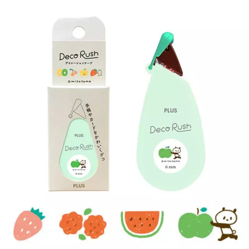 PLUS Deco Rush x mizutama - Fruit - Default Title by Techo Treats Stationery