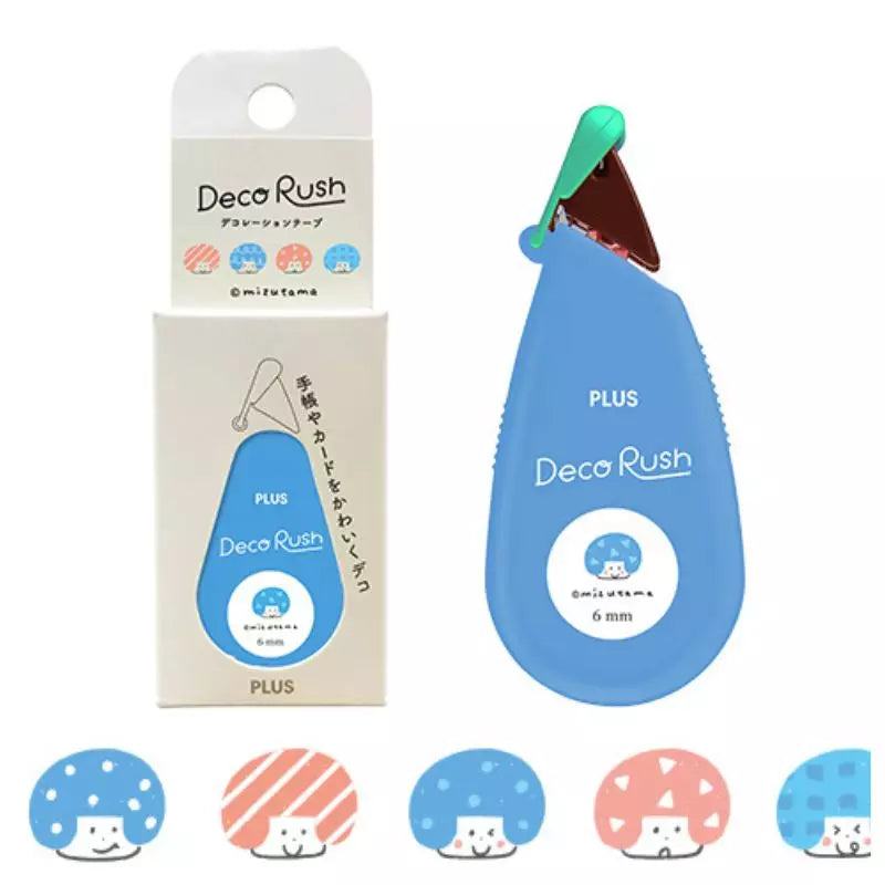 PLUS Deco Rush x mizutama - Okappa-chan - Default Title by Techo Treats Stationery
