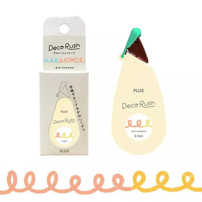 PLUS Deco Rush x mizutama - Round and Round Line - Default Title by Techo Treats Stationery