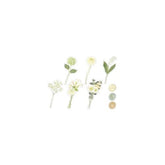 Poche Bouquet Flake Stickers - Lime Green - Techo Treats