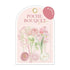 Poche Bouquet Flake Stickers - Pink - Techo Treats