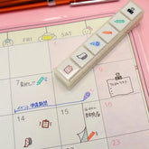 Pochitto6 Push-button Stamp Vol.2 - Stationery 2 - Kodomo no Kao - Default Title by Techo Treats Stationery