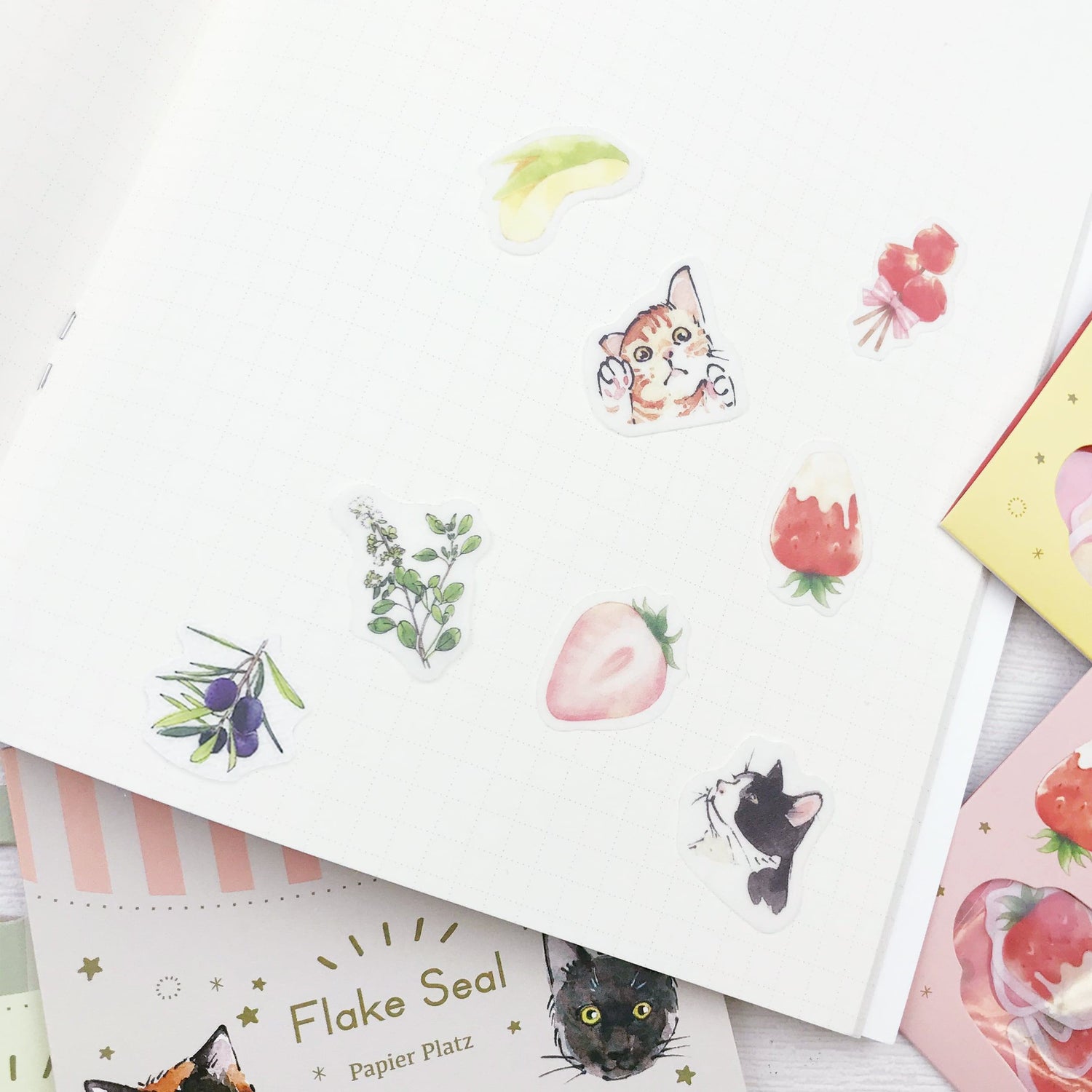 Ponchise Flake Seal - Cats - Papier Platz - Default Title by Techo Treats Stationery