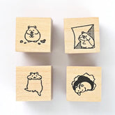 Pranks on the Edge Rubber Stamp Set - Hamster - NB Co - Default Title by Techo Treats Stationery