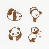 Pranks on the Edge Rubber Stamp Set - Panda - NB Co - Default Title by Techo Treats Stationery
