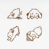 Pranks on the Edge Rubber Stamp Set - Rabbit - NB Co - Default Title by Techo Treats Stationery