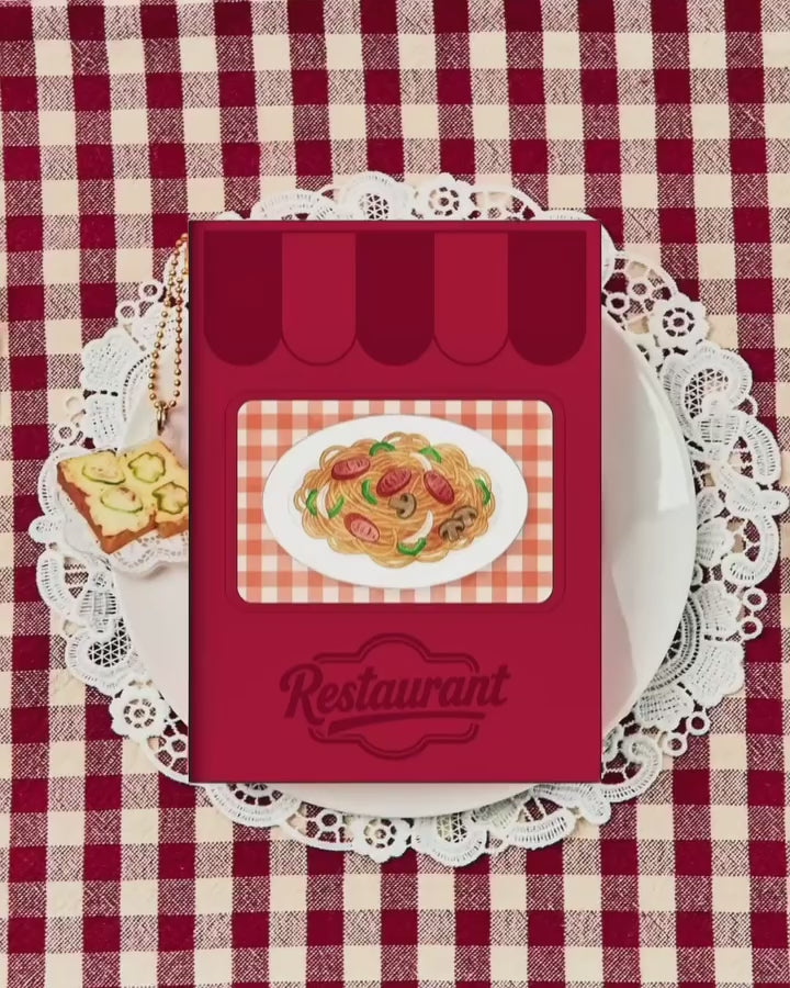 NOLTY Bindex MOVE Mini 6 Binder Sticker Book - Restaurant