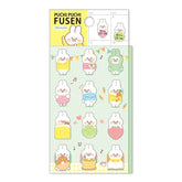 Puchi Puchi Die-cut Sticky Notes - Moo Chan - Techo Treats