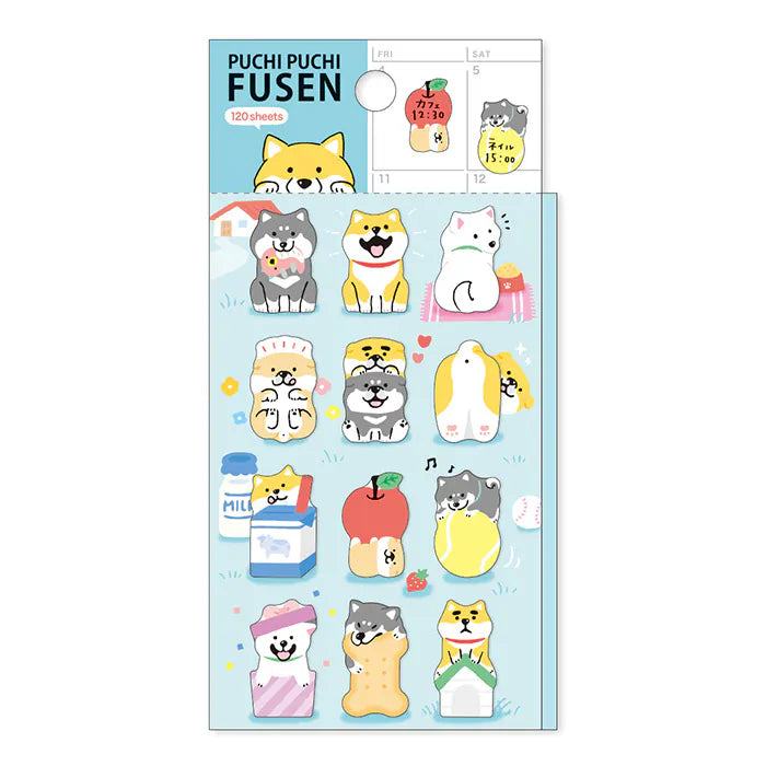 Puchi Puchi Die-cut Sticky Notes - Shibanban - Techo Treats