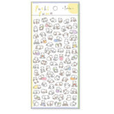 Puchifuwa Tiny Puffy Sticker - Panda - Techo Treats