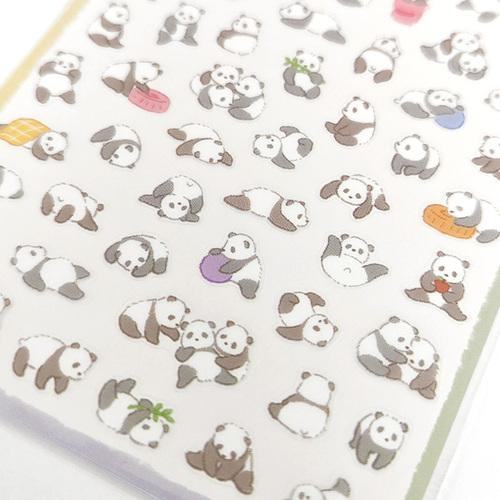 Puchifuwa Tiny Puffy Sticker - Panda - Techo Treats