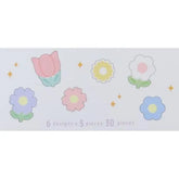 Puff Sponge Seal Flake - Flowers - KAMIO JAPAN - Default Title by Techo Treats Stationery