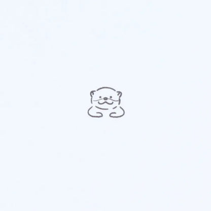 Pyokkori 3-in-1 Penetrating Stamp Vol.1 - Otter - Sun-Star Stationery - Default Title by Techo Treats Stationery