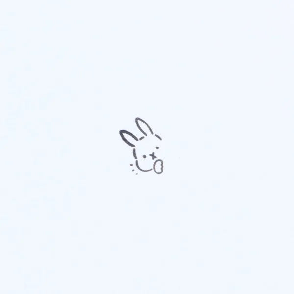 Pyokkori 3-in-1 Penetrating Stamp Vol.1 - Rabbit - Sun-Star Stationery - Default Title by Techo Treats Stationery