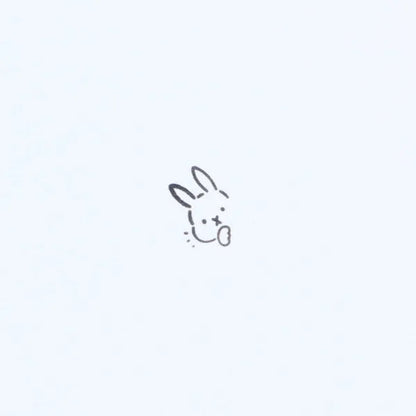Pyokkori 3-in-1 Penetrating Stamp Vol.1 - Rabbit - Sun-Star Stationery - Default Title by Techo Treats Stationery