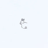 Pyokkori 3-in-1 Penetrating Stamp Vol.1 - Rabbit - Sun-Star Stationery - Default Title by Techo Treats Stationery