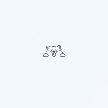 Pyokkori 3-in-1 Penetrating Stamp Vol.1 - Shiba Inu - Sun-Star Stationery - Default Title by Techo Treats Stationery
