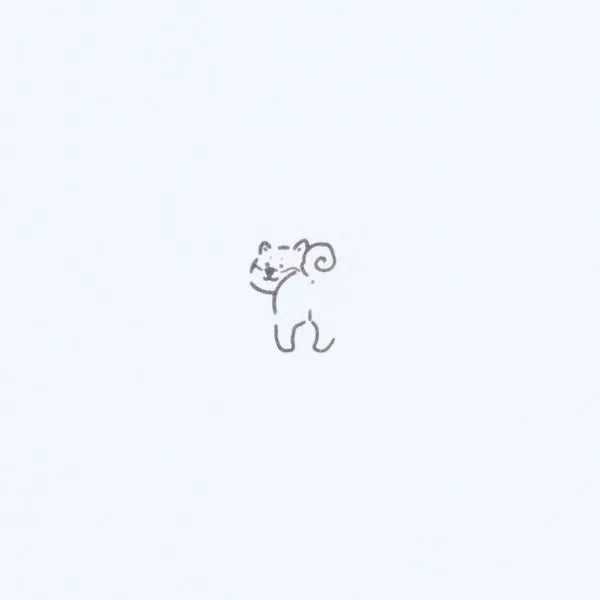 Pyokkori 3-in-1 Penetrating Stamp Vol.1 - Shiba Inu - Sun-Star Stationery - Default Title by Techo Treats Stationery